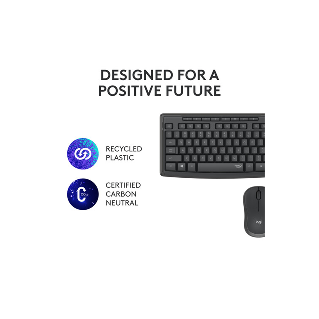 Logitech MK295 Silent Wireless Keyboard & Mouse Combo in Qatar Logitech MK295 Silent Wireless Keyboard & Mouse Combo in Qatar